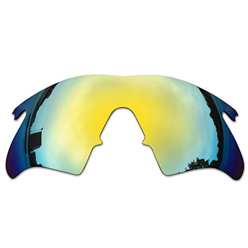 SOODASE Für Oakley M Frame Heater Sonnenbrillen Gold Polarisierte Ersatzgläser von SOODASE