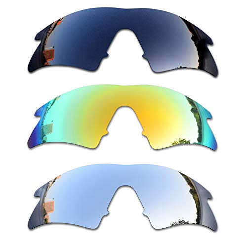 SOODASE Für Oakley M Frame Sweep Sonnenbrillen Schwarz/Gold/Silber Polarisierte Ersatzgläser von SOODASE