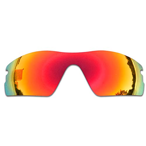SOODASE Für Oakley Radar Pitch Sonnenbrillen Rot Polarisierte Ersatzgläser von SOODASE