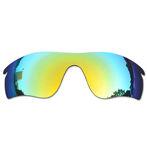 SOODASE Für Oakley Radarlock Path Sonnenbrillen Gold Polarisierte Ersatzgläser von SOODASE