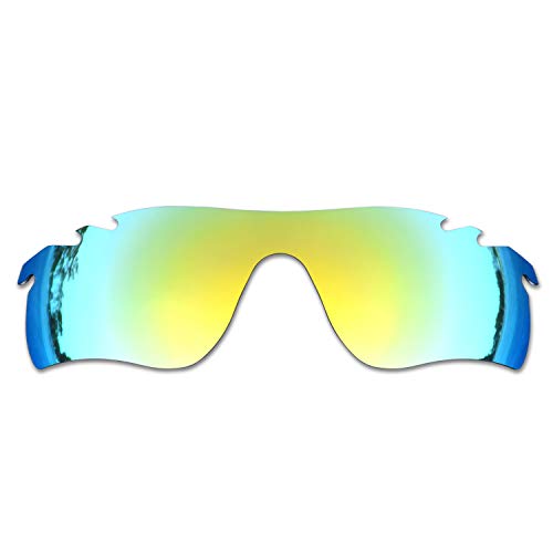 SOODASE Für Oakley Radarlock Path Vented Sonnenbrillen Gold Polarisierte Ersatzgläser von SOODASE