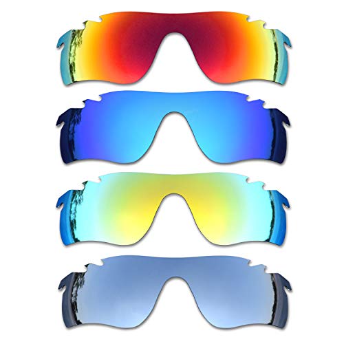 SOODASE Für Oakley Radarlock Path Vented Sonnenbrillen Rot/Blau/Gold/Silber Polarisierte Ersatzgläser von SOODASE