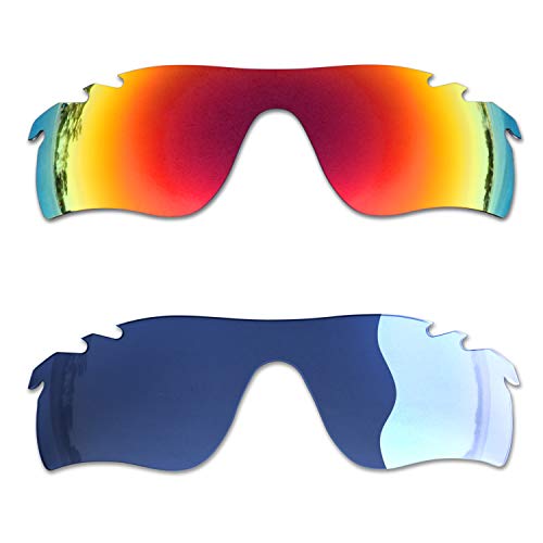 SOODASE Für Oakley Radarlock Path Vented Sonnenbrillen Rot/Photochromie 2 Paare Polarisierte Ersatzgläser von SOODASE