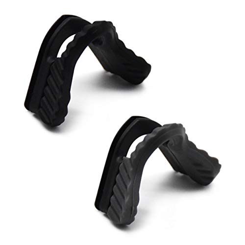 SOODASE Schwarz/Dunkelgrau Ersatz-Nasenpads aus Gummi für Oakley M Frame Sweep/Heater/Hybrid Serie Sonnenbrillen von SOODASE
