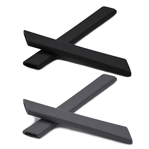 SOODASE Schwarz/Grau Ersatz Silikon Rahmenbein Gummi-Kit Für Oakley Split Jacket Sonnenbrille SOODASE Schwarz/Grau Ersatz Silikon Rahmenbein Gummi-Kit Für Oakley Split Jacket Sonnenbrille von SOODASE