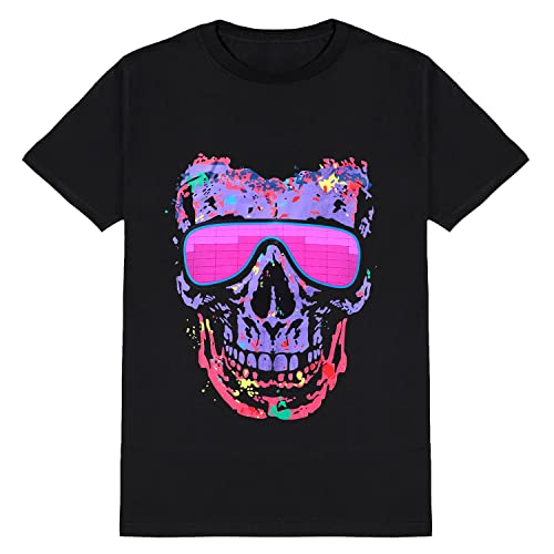 LED T-Shirt für Party Hiphop Cosplay Konzert Geburtstagsgeschenk Beste Christmas Kostüm Sound Aktiviertes Equalizer Shirt DJ T-Shirt LED T-Shirt für Party Hiphop Cosplay Konzert Geburtstagsgeschenk Beste Christmas Kostüm Sound Aktiviertes Equalizer Shirt DJ T-Shirt von SOOOEC
