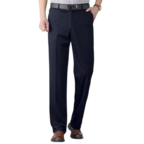 SOOUICKER Anzughose Herren Regular Fit Stretch Chino Hose Herren Business Straight Stoffhose Herren Chino Anzughose Herren Elegant Chino Hose Herren Anzug Comfort Fit von SOOUICKER