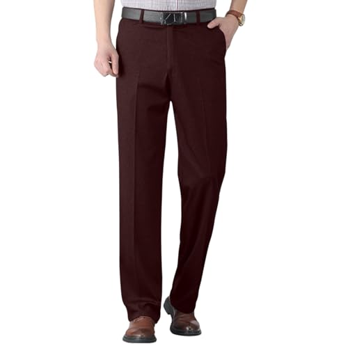 SOOUICKER Anzughose Herren Regular Fit Stretch Chino Hose Herren Business Straight Stoffhose Herren Chino Anzughose Herren Elegant Chino Hose Herren Anzug Comfort Fit von SOOUICKER