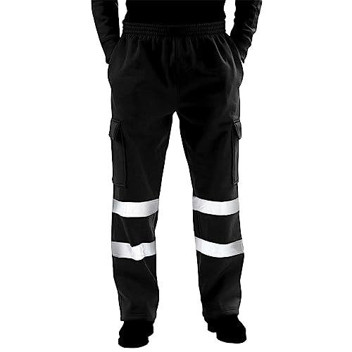 SOOUICKER Arbeitshosen Männer mit Reflektoren Sporthose Herren Lang Jogginghose Herren Hose Reflektierend Herren Jogginghose Herren Orange mit Reflektoren Outdoorhose Herren Neon SOOUICKER Arbeitshosen Männer mit Reflektoren Sporthose Herren Lang Jogginghose Herren Hose Reflektierend Herren Jogginghose Herren Orange mit Reflektoren Outdoorhose Herren Neon von SOOUICKER
