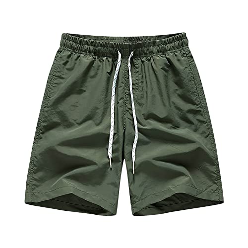 SOOUICKER Bademode für Herren Lang mit Taschen Badehose Herren Schnelltrocknend Bermuda Shorts Herren Badehose Badehose Herren Knielang Weit Badehose Männer Lang Badeshorts Herren Bunt von SOOUICKER