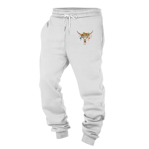 SOOUICKER Baggy Jogginghose Herren Gym Sporthose Herren Fitness Jogginghose Herren Muster Trainingshose Herren mit Taschen Freizeithose Herren mit Gummizug Herren Jogginghose Locker von SOOUICKER