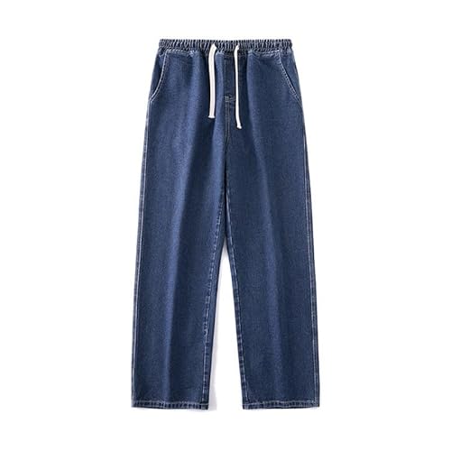 SOOUICKER Breite Jogginghose Herren Jeans Y2K Breite Jeans Herren mit Gummizug Jeans Herren Straight Regular Fit Jogginghose Herren Jeansoptik Weites Bein Cargo Hosen Herren Schwarz von SOOUICKER