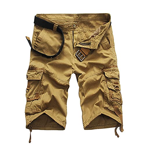 SOOUICKER Cargo Shorts Herren 3/4 Kurze Hosen Herren Cargo mit Vielen Taschen Cargohose Herren Kurz Bermuda Shorts Herren Cargo Kurze Hosen Herren Wandern Outdoor Cargo Shorts Herren Baggy Vintage SOOUICKER Cargo Shorts Herren 3/4 Kurze Hosen Herren Cargo mit Vielen Taschen Cargohose Herren Kurz Bermuda Shorts Herren Cargo Kurze Hosen Herren Wandern Outdoor Cargo Shorts Herren Baggy Vintage von SOOUICKER