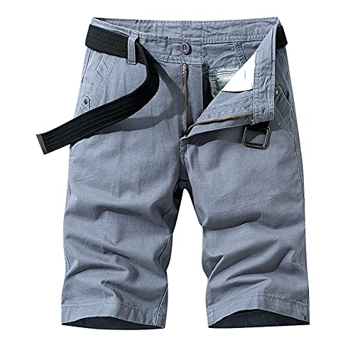 SOOUICKER Cargo Shorts Herren Sommer Baumwolle Kurze Hosen Herren Modern Bermuda Shorts Herren Elegant Kurze Hosen Herren Cargo Shorts Herren Freizeit Cargohose Herren Kurz von SOOUICKER