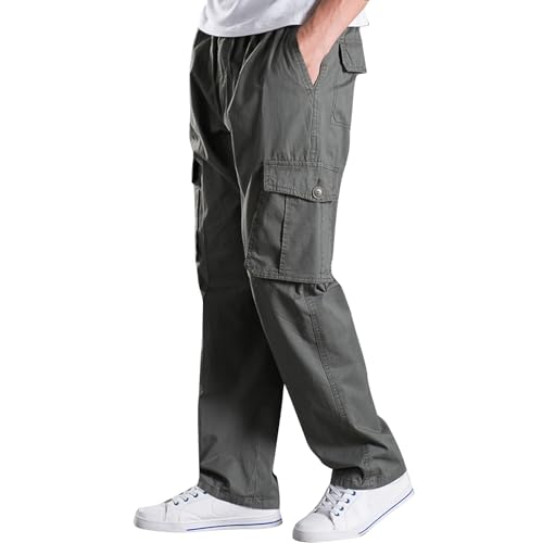 SOOUICKER Cargohose Herren Relaxed Fit Viele Taschen Outdoor Hosen für Herren Cargo Wanderhose mit Seitentaschen Herren Cargohose Herren Baggy Outdoor Arbeitshose Männer Cargo Weit SOOUICKER Cargohose Herren Relaxed Fit Viele Taschen Outdoor Hosen für Herren Cargo Wanderhose mit Seitentaschen Herren Cargohose Herren Baggy Outdoor Arbeitshose Männer Cargo Weit von SOOUICKER