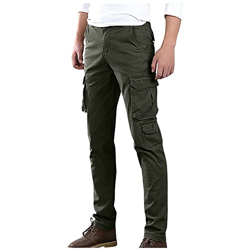 SOOUICKER Cargohose Herren Slim Fit Outdoor Cargo Arbeitshose Herren Schwarz Wanderhose Herren Cargo Cargohose Herren Viele Taschen Freizeithose Herren Mit Seitentaschen Cargohose Herren Tactical von SOOUICKER