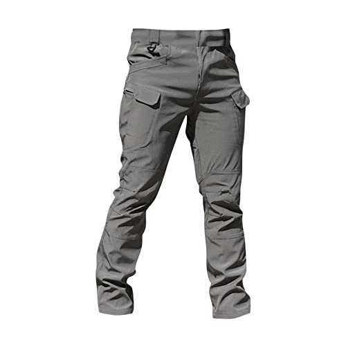 SOOUICKER Cargohose Herren Tactical Viele Taschen Cargo Arbeitshose Herren Slim Fit Wanderhose Herren Cargo Cargohose Herren Outdoor Jagdhose Herren Sommer Chino Hose Herren Cargo von SOOUICKER