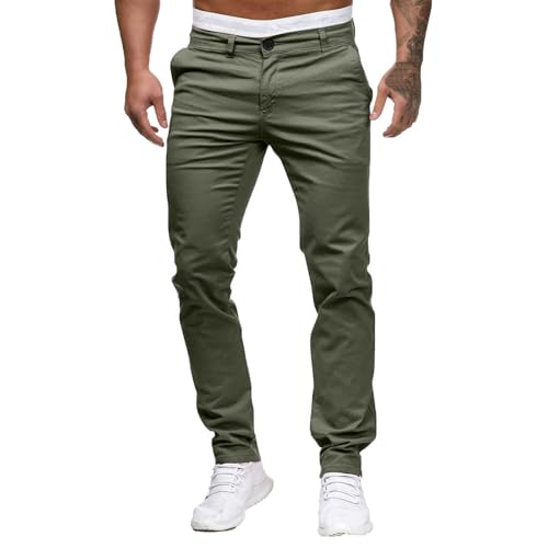 SOOUICKER Chino Hose Herren Regular Fit Elegant Anzughose Herren Chino Casual Freizeithose Herren Modern Stoffhose Herren Business Chino Hose Herren Comfort Fit Straight von SOOUICKER