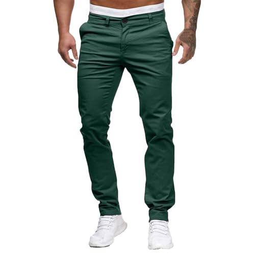 SOOUICKER Chino Hose Herren Regular Fit Elegant Anzughose Herren Chino Casual Freizeithose Herren Modern Stoffhose Herren Business Chino Hose Herren Comfort Fit Straight von SOOUICKER