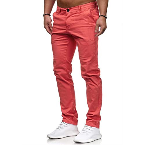 SOOUICKER Chino Hose Herren Regular Fit Ohne Stretch Hosen Herren Elegant Freizeithose Herren Modern Chino Hose Herren Weiss Lang Chino Hose Herren Anzug von SOOUICKER