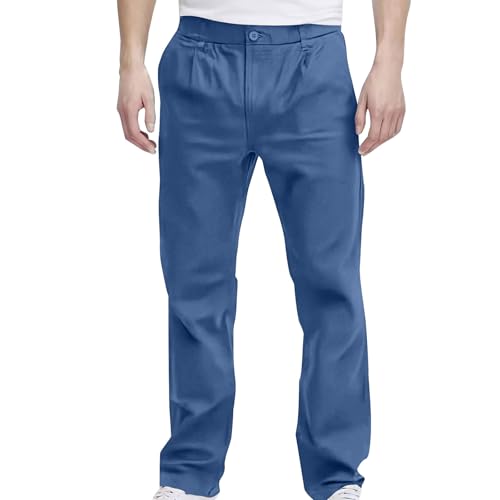 SOOUICKER Chino Hose Herren Regular Fit Straight Anzughose Herren Weit Chino Hose Herren Elegant Hosen Herren Modern Anzughose Herren Chino Chino Hose Herren Loose Fit Freizeithose von SOOUICKER