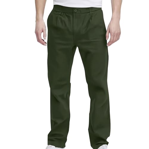 SOOUICKER Chino Hose Herren Regular Fit Straight Anzughose Herren Weit Chino Hose Herren Elegant Hosen Herren Modern Anzughose Herren Chino Chino Hose Herren Loose Fit Freizeithose von SOOUICKER
