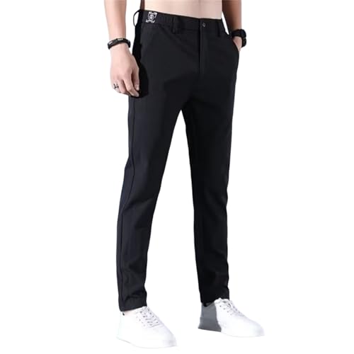 SOOUICKER Chino Hose Herren Regular Fit Stretch Leichte Sommerhose Herren Elegant Anzughose Tapered Chino Stoffhose Casual Leicht Freizeithose Sommer Modern von SOOUICKER
