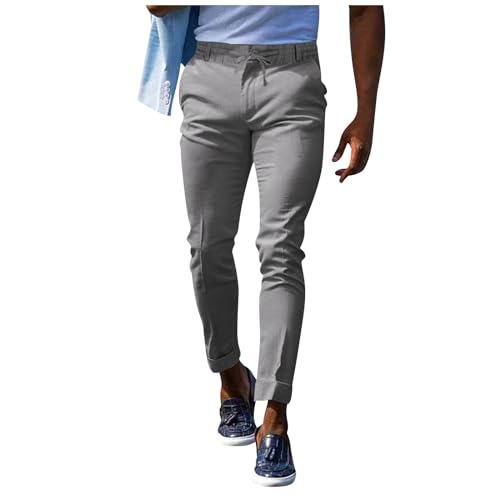 SOOUICKER Chino Hose Herren Slim Fit Anzughose Herren Freizeit Chino Hose Herren mit Gummibund Anzughose Herren Chino Hosen Herren Modern Chino Hose Herren Elegant Comfort Fit von SOOUICKER