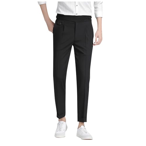 SOOUICKER Chino Hose Herren Slim Fit Sporthose Herren Lang Anzughose Herren Elegant Chino Hose Herren Tapered Modern Anzughose Herren Stretch Chino Hose Herren Business von SOOUICKER