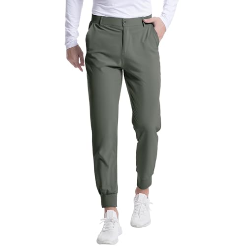 SOOUICKER Chino Hose Herren Slim Fit Stretch Jogginghose Herren Elegant Chino Hose Herren Jogger Tapered Anzughose Herren Sportlich Sporthose Herren Lang Fitness Freizeithose Herren Chino von SOOUICKER
