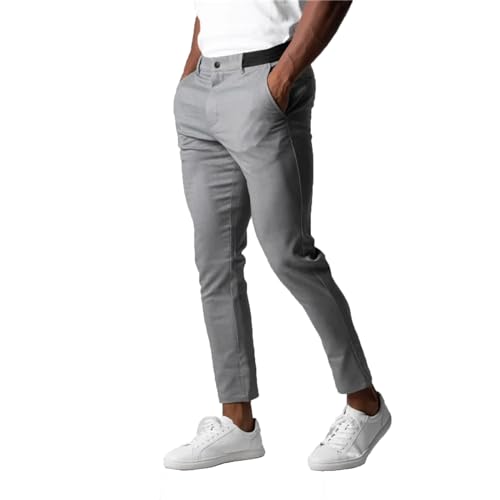 SOOUICKER Chino Hose Herren Stretch Anzug Anzughose Herren Slim Fit Elegant Chino Hose Herren Tapered Comfort Fit Hosen Herren Chino Stretch Business Anzughose Herren Chino von SOOUICKER