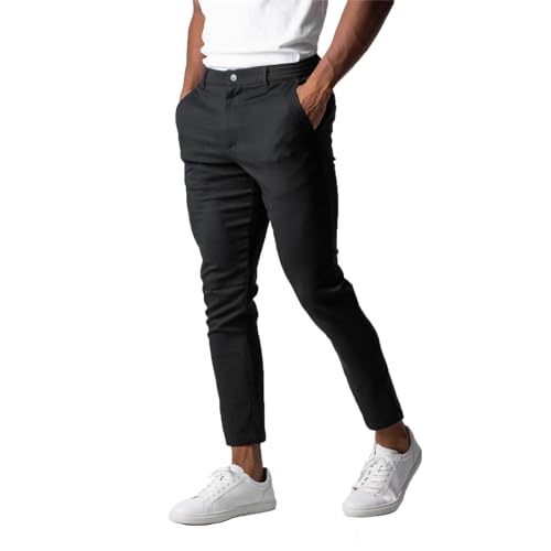 SOOUICKER Chino Hose Herren Stretch Anzug Anzughose Herren Slim Fit Elegant Chino Hose Herren Tapered Comfort Fit Hosen Herren Chino Stretch Business Anzughose Herren Chino von SOOUICKER