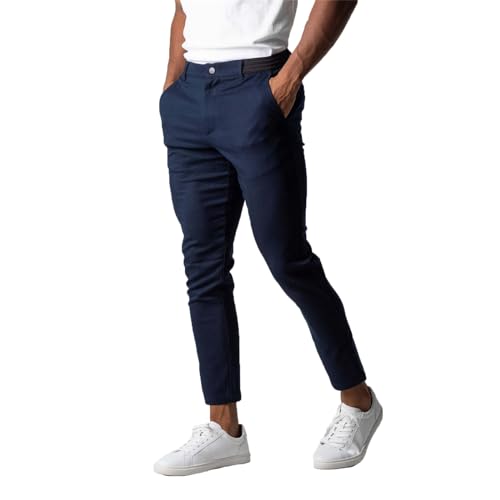 SOOUICKER Chino Hose Herren Stretch Business Anzughose Herren Slim Fit Elegant Chino Hose Herren Anzug Comfort Fit Hosen Herren Chino Stretch Anzughose Herren Chino Chino Hose Herren Tapered von SOOUICKER