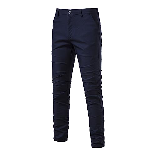 SOOUICKER Chino Hose Herren Tapered Anzughose Herren Chino Stoffhose Herren Business Freizeithose Herren Chino Anzughose Herren Freizeit Modern Chino Hose Herren Comfort Fit Elegant von SOOUICKER