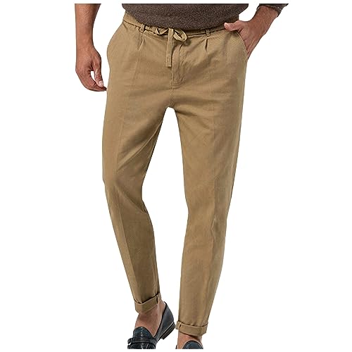 SOOUICKER Chino Hose Herren mit Gummibund Anzughose Herren Elegant Freizeithose Herren Stretch Chino Hose Herren Tapered Jogginghose Herren Anzug Optik Chino Hose Herren Comfort Fit von SOOUICKER