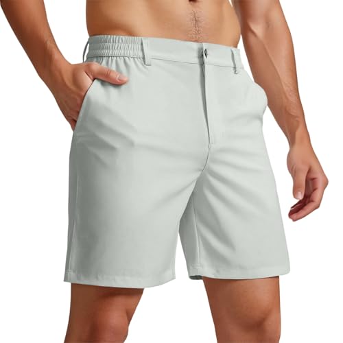 SOOUICKER Chino Shorts Herren Stretch Kurze Hosen Herren Sommer Freizeit Golfhose Kurz Leicht Bermuda Shorts Elegant Schnelltrocknend Chino Hose Kurz Slim Fit von SOOUICKER