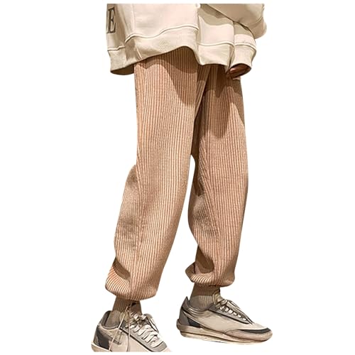 SOOUICKER Cordhose Herren Breitcord Jogginghose Herren Dicker Stoff Cordhose Herren Jogging Baggy Freizeithose Herren mit Bündchen Sporthose Herren Weit Jogginghose Herren Relaxed Fit von SOOUICKER