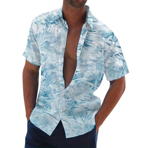 SOOUICKER Freizeithemden für Herren Kurzarm Hemd Herren Vintage Hawaii Hemd Männer Bunt Kurzarmhemd Herren Große Größen Hemd Herren Hippie Sommerhemd Herren Gemustert Hemd Herren Muster SOOUICKER Freizeithemden für Herren Kurzarm Hemd Herren Vintage Hawaii Hemd Männer Bunt Kurzarmhemd Herren Große Größen Hemd Herren Hippie Sommerhemd Herren Gemustert Hemd Herren Muster von SOOUICKER