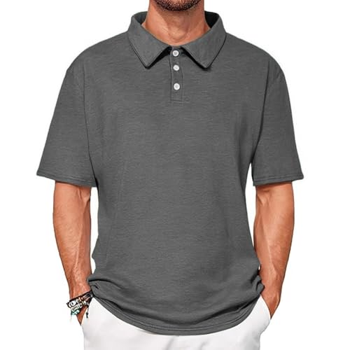 SOOUICKER Golf Poloshirt Herren Kurzarm Polohemd Modern Regular Fit Sport Tshirts Herren mit Kragen T Shirt Business Casual Kurzarmhemd Polo Einfarbig SOOUICKER Golf Poloshirt Herren Kurzarm Polohemd Modern Regular Fit Sport Tshirts Herren mit Kragen T Shirt Business Casual Kurzarmhemd Polo Einfarbig von SOOUICKER