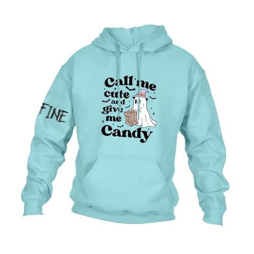 SOOUICKER Halloween Hoodie Herren mit Sprüchen Pullover Herren Vintage Oversized Hoodie Herren Gym Kapuzenpullover Herren mit Spruch Sweatshirt Herren Kapuze mit Motiv Pullover mit Aufdruck von SOOUICKER