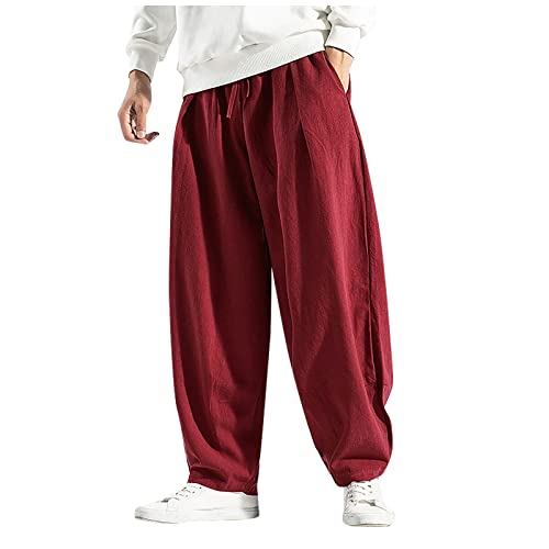 SOOUICKER Haremshose Herren Leinen Leinenhose Herren Sommer Freizeithose Herren mit Gummizug Leichte Sommerhose Herren Lang Leinenhose Herren Yoga Baggy Haremshose Herren Jogginghose SOOUICKER Haremshose Herren Leinen Leinenhose Herren Sommer Freizeithose Herren mit Gummizug Leichte Sommerhose Herren Lang Leinenhose Herren Yoga Baggy Haremshose Herren Jogginghose von SOOUICKER