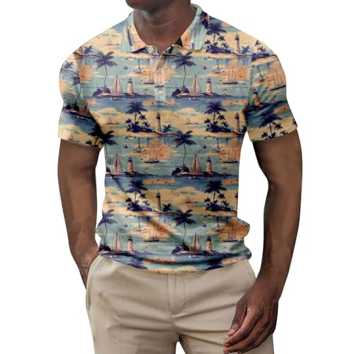 SOOUICKER Hawaii Poloshirt Herren Kurzarm Vintage Polohemd Bunt Regular Fit Tshirt mit Kragen Blumen Funktionsshirt Muster Sommer T Shirt Knopfleiste mit Aufdruck SOOUICKER Hawaii Poloshirt Herren Kurzarm Vintage Polohemd Bunt Regular Fit Tshirt mit Kragen Blumen Funktionsshirt Muster Sommer T Shirt Knopfleiste mit Aufdruck von SOOUICKER
