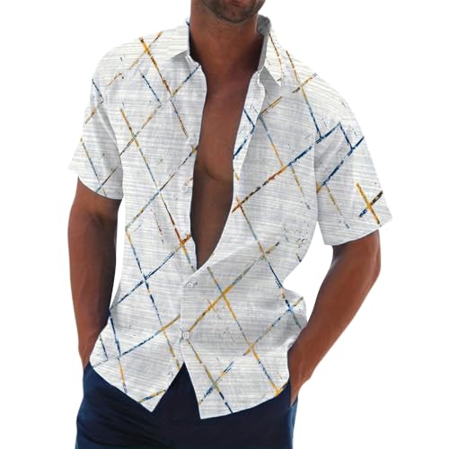 SOOUICKER Hemd Herren Kurzarm Muster Freizeithemden für Herren Kurzarm Kurzarmhemd Herren Große Größen Hemd Herren Regular Fit Sommerhemd Herren Gemustert Hawaii Hemd Männer Bunt SOOUICKER Hemd Herren Kurzarm Muster Freizeithemden für Herren Kurzarm Kurzarmhemd Herren Große Größen Hemd Herren Regular Fit Sommerhemd Herren Gemustert Hawaii Hemd Männer Bunt von SOOUICKER