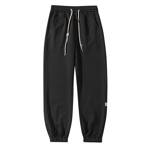 SOOUICKER Herren Jogginghose Locker Trainingshose Herren Weit Freizeithose Herren mit Bündchen Baggy Jogginghose Herren Gym Sporthose Herren Lang mit Taschen Jogginghose Herren Regular Fit von SOOUICKER