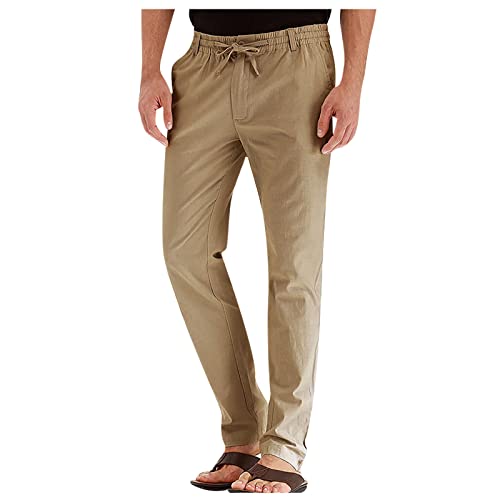 SOOUICKER Jogginghose Herren Anzug Optik Chino Hose Herren Jogger Freizeithose Herren Mit Gummibund Jogginghose Herren Slim Fit Chino Hose Herren Tapered Jogginghose Herren Elegant von SOOUICKER