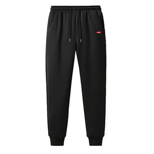 SOOUICKER Jogginghose Herren Gefüttert Trainingshose Herren Fleece Sporthose Herren Lang Winter Thermohose Herren Sport Freizeithose Herren Warm mit Gummizug Winterhose Herren Lang von SOOUICKER