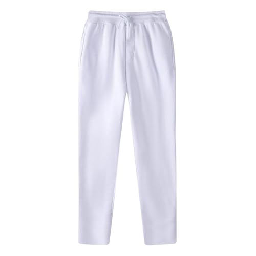 SOOUICKER Jogginghose Herren Regular Fit Gerades Bein Trainingshose Herren Ohne Bündchen Sporthose Herren Lang mit Taschen Jogginghose Herren Extra Lange Beine Freizeithose Herren mit Gummizug von SOOUICKER