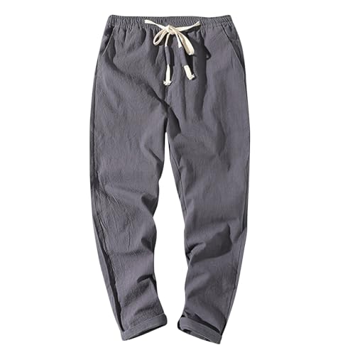 SOOUICKER Leichte Sommerhose Herren Leinen Jogginghose Herren Sommer Leicht Leinenhose Herren 7/8 Freizeithose Herren mit Gummizug Leinenhose Herren Slim Fit Sporthose Herren Lang mit Taschen SOOUICKER Leichte Sommerhose Herren Leinen Jogginghose Herren Sommer Leicht Leinenhose Herren 7/8 Freizeithose Herren mit Gummizug Leinenhose Herren Slim Fit Sporthose Herren Lang mit Taschen von SOOUICKER