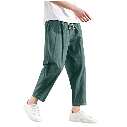 SOOUICKER Leinen Freizeithose Herren Stoff Leinenhose Herren Weit Haremshose Herren Leinenhose Herren Regular Fit Jogginghose Herren 7/8 Lang Leinenhose Herren Jogging SOOUICKER Leinen Freizeithose Herren Stoff Leinenhose Herren Weit Haremshose Herren Leinenhose Herren Regular Fit Jogginghose Herren 7/8 Lang Leinenhose Herren Jogging von SOOUICKER
