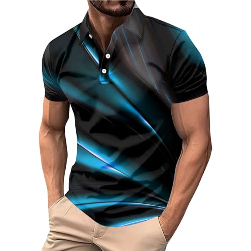 SOOUICKER Poloshirt Herren Kurzarm Muster Poloshirts für Herren Sommer Regular Fit Funktionsshirt Herren mit Kragen Poloshirt Herren mit Aufdruck Elegant Tshirt Herren Modern 3D Druck SOOUICKER Poloshirt Herren Kurzarm Muster Poloshirts für Herren Sommer Regular Fit Funktionsshirt Herren mit Kragen Poloshirt Herren mit Aufdruck Elegant Tshirt Herren Modern 3D Druck von SOOUICKER
